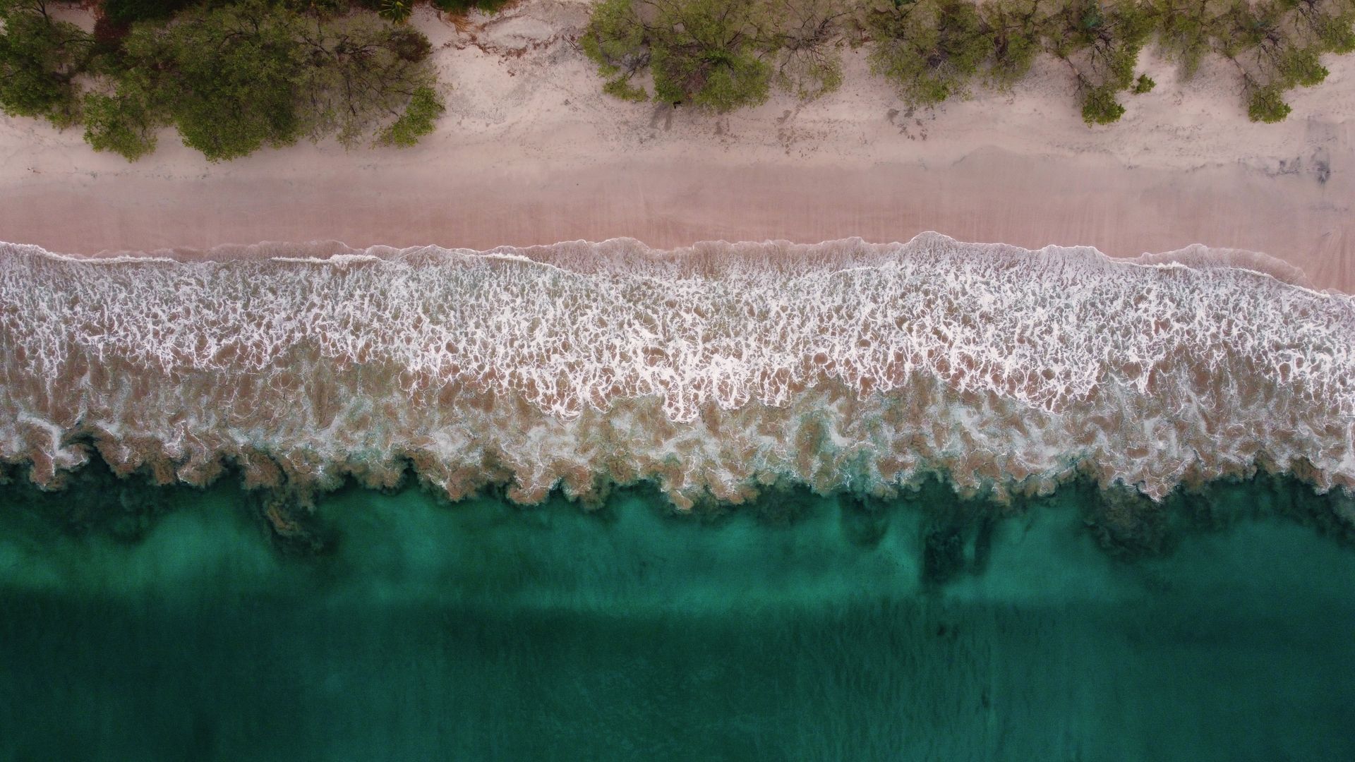 Playa Flamingo desde arriba (foto de muestra)